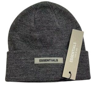 Fear of God ESSENTIALS Charcoal Beanie OS NWT